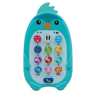 双美生活文創 萌企鵝音樂故事小手機, 萌企鵝 多色, 1個