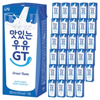 맛있는우유GT, 200ml, 48개