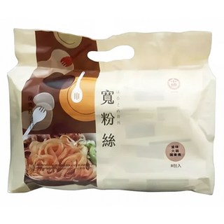 中農粉絲 寬粉絲 家庭號 晶瑩剔透、香Q滑嫩, 280g, 1袋