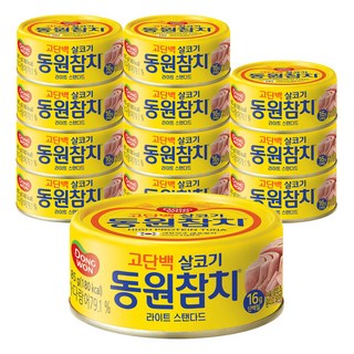 동원참치 라이트 스탠다드, 85g, 12개