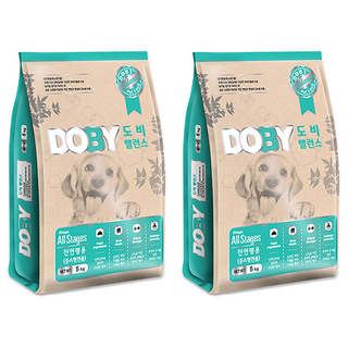 도비밸런스 강아지 건식사료 5kg 2개