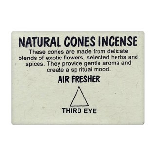 尼泊爾 LOTUS 天然手工香薰塔香 25個, 慧眼濕婆神之眼, 1盒