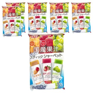 Shinko 飲料棒, 國產果汁冰棒, 芒果/草莓/麝香葡萄口味, 324g, 6袋