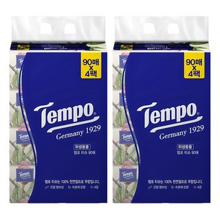 Tempo 得寶 3層衛生紙, 90張, 8個