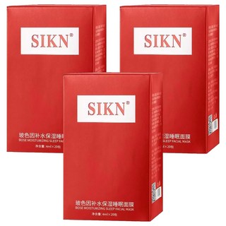 SIKN 凍齡美白睡眠面膜, 4ml, 20條, 3盒