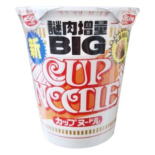 NISSIN 日清 CUP NOODLE 合味道 謎肉增量大杯麵 醬油風味 103g, 1入