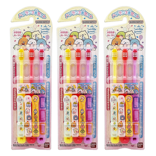 BANDAI 牙刷, 角落小夥伴, 3支, 3組