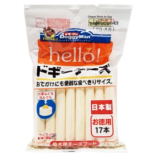 DoggyMan 多格漫 Hello起司條 經濟包 17條, 起司條, 214g, 1袋