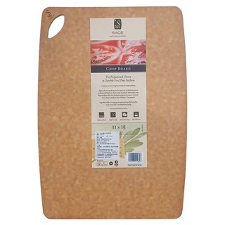 SAGE 無菌木砧板 實用型 耐熱耐刀切 湯汁不滲入 美國製造 可作隔熱墊使用, 木色, 1個