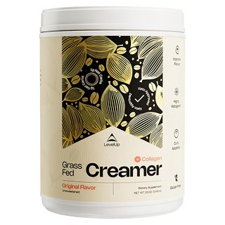 LevelUp 純淨C8草飼奶油防彈即溶粉, 548g, 1罐, 1入