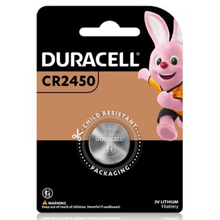 듀라셀 리튬 코인건전지 CR2450, 1개입, 1개
