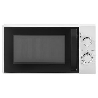 홈플래닛 전자레인지 다이얼식 20L, M20KE/화이트(블랙 핸들)