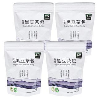 里仁 有機黑豆茶包, 10包, 4袋, 15g