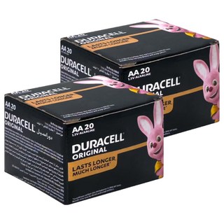 DURACELL 金頂 台灣公司貨 經典鹼性AA電池 3號, 20個裝, 2盒
