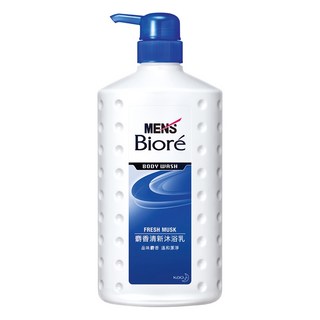 MEN's Biore 男性清新沐浴乳 麝香 750ml, 1瓶