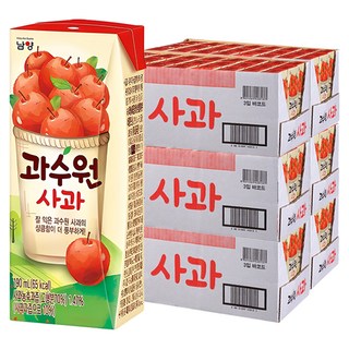 남양과수원 사과주스, 190ml, 144개