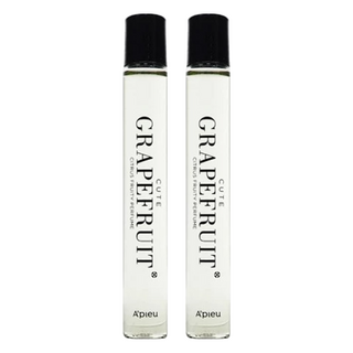 A'pieu 隨身滾珠香水, 葡萄柚, 9.5ml, 2瓶