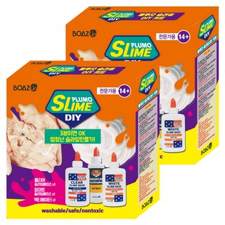 Plumo 史萊姆 DIY 套件, 2組, 混色