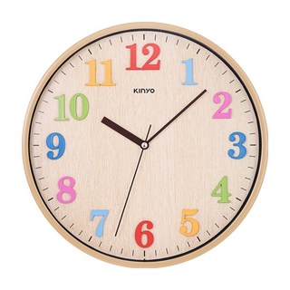 Kinyo 童趣森林立體數字掛鐘 12吋 552g, CL-206