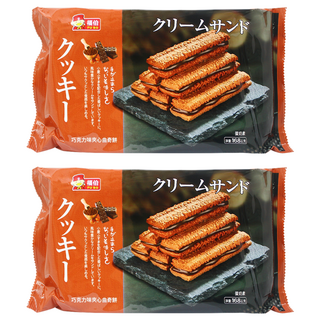 福伯 曲奇餅 巧克力夾心 獨立包裝設計, 168g, 2包