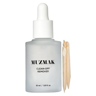 MUZ MAK 溫和卸甲液 附木棒 10支, 30ml, 1瓶