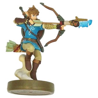 Nintendo 任天堂 amiibo 公仔 薩爾達傳說:荒野之息 林克拉弓, 1個