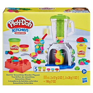 Hasbro 孩之寶 Play-Doh 培樂多 旋轉冰沙攪拌機遊戲組, 1盒, 混色