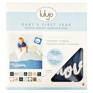 lulujo 寶寶成長包巾卡片組