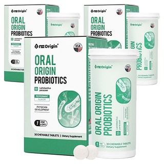 nz Origin 益生菌口嚼錠 21g, 30顆, 3盒
