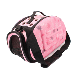 捷華 EVA外出籠 小號 粉色, 30 x 20 x 22cm, 1個