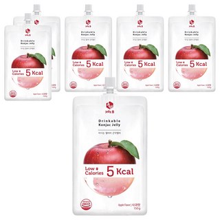 Jelly.B 低卡蒟蒻果凍 蘋果味, 150g, 6包
