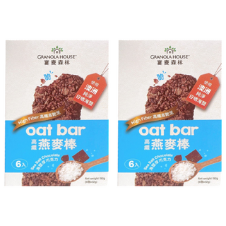GRANOLA HOUSE 宴麥森林 燕麥棒 海鹽厚巧克力 6入, 192g, 2盒