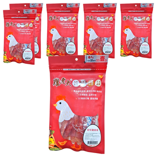 雞老大 耐咬雞柳條 100%新鮮雞肉 低脂肪 犬專用, 90g, 6包