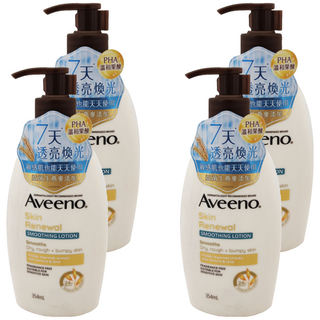 Aveeno 燕麥煥光奇肌保濕乳, 354ml, 4瓶