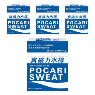 POCARI SWEAT 寶礦力水得 粉末, 66g, 16包