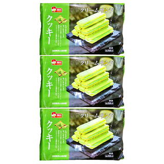 福伯 抹茶味夾心曲奇餅, 168g, 3包