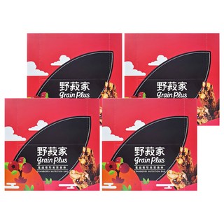 grain plus 野菽家 蔓越莓堅果營養棒 7條入 低卡 營養 膳食纖維, 210g, 4盒