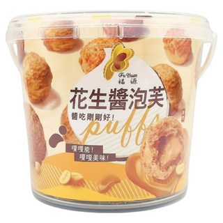 新竹福源 花生菠蘿泡芙, 210g, 1罐