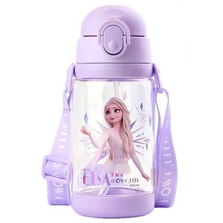 BEDDYBEAR 杯具熊 冰雪奇緣聯名款兒童水壺 一杯雙蓋 520ml, 紫色, 1個