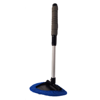 伸縮玻璃刷含3布套裝, 藍色, 1組