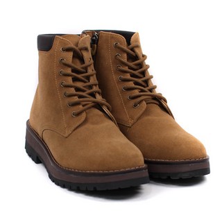 Jubishop 男士舒適日常麂皮7公分靴