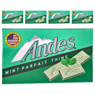 Andes 安迪士 薄荷帕妃薄片, 美國製, 38g, 5盒