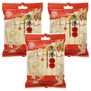 新宏 台灣鹿港麵線 全素, 1.2kg, 3袋