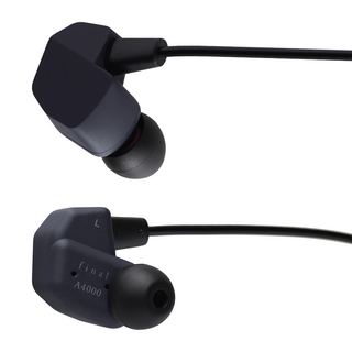 final 動圈式入耳式耳機 A4000 舒適配戴 清晰音質 隨時享受音樂, 深藍色