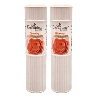 Enchanteur 艾詩 香氛爽身粉 玫瑰覆盆子 橘色, 200g, 2瓶
