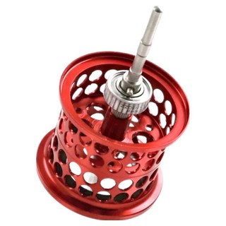 J STREAM 改裝線杯 微拋線杯 淺杯 適用於ABU MAX系列 金屬紅, 150m x 0.13mm, 紅色, 1個