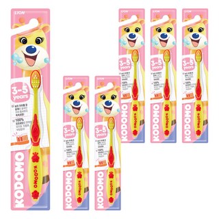 코도모 3~5세 유아 칫솔, 나비, 1개입, 6개