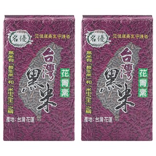 名優 花東黑糯糙米, 600g, 2包