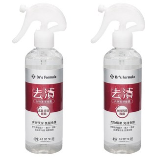 台塑生醫 Dr's Formula 衣物去漬潔淨噴霧 水性污漬專用, 255g, 2瓶