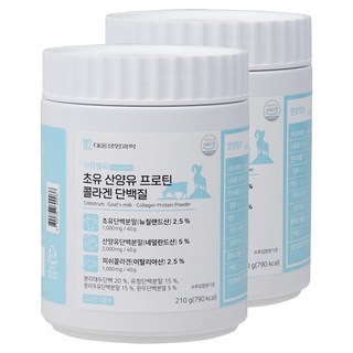 DAEWOONG LIFE SCIENCE 山羊初乳膠原蛋白粉, 210g, 2罐